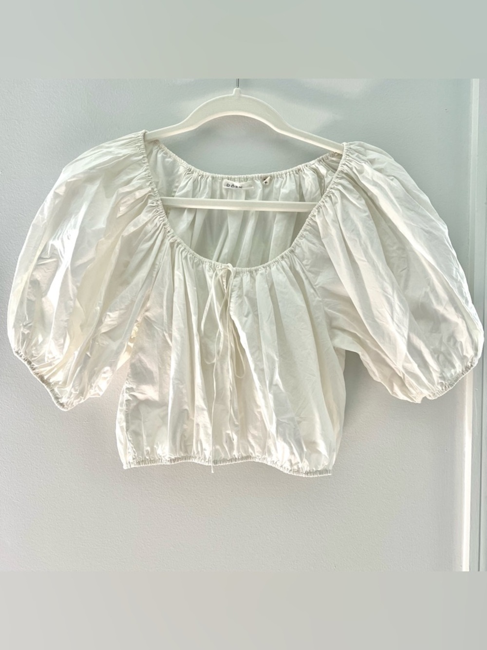Doen Hera Crop Top in Salt XS